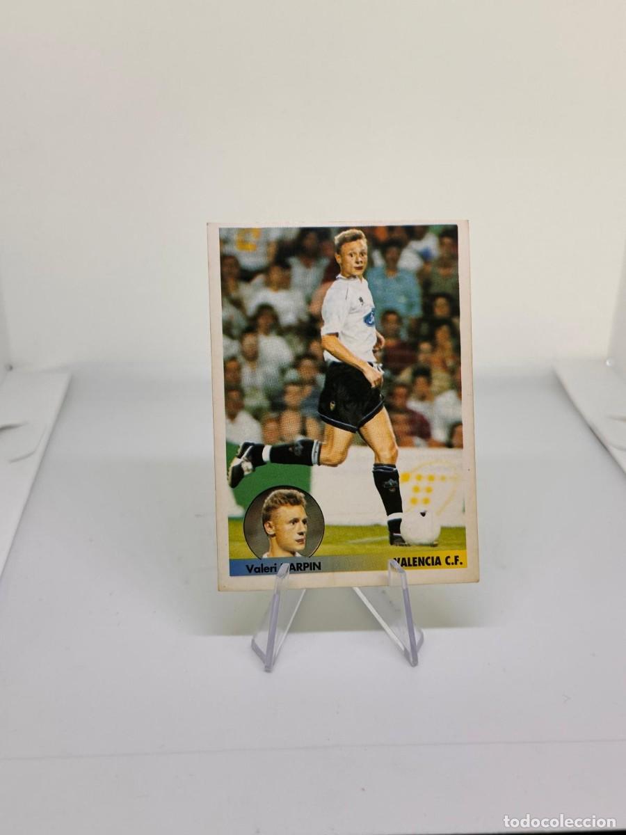Cromos de f&uacute;tbol: Karpin 291 Valencia Los Mejores Equipos de Europa 96 97 1996 1997 sin pegar