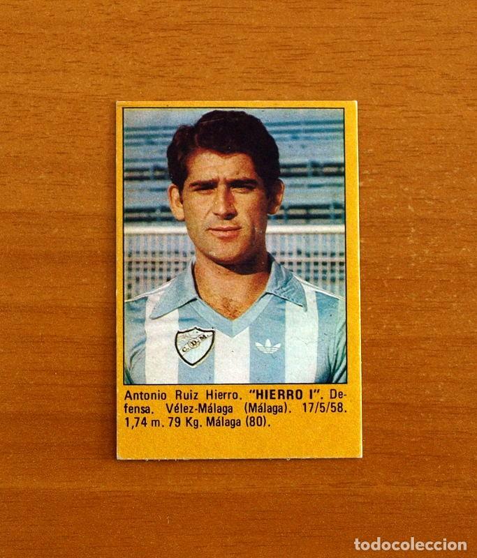 Cromos de f&uacute;tbol: M&aacute;laga - Hierro I -Super F&uacute;tbol -Editorial Roll&aacute;n 1984-1985-84-85 -Nunca pegado