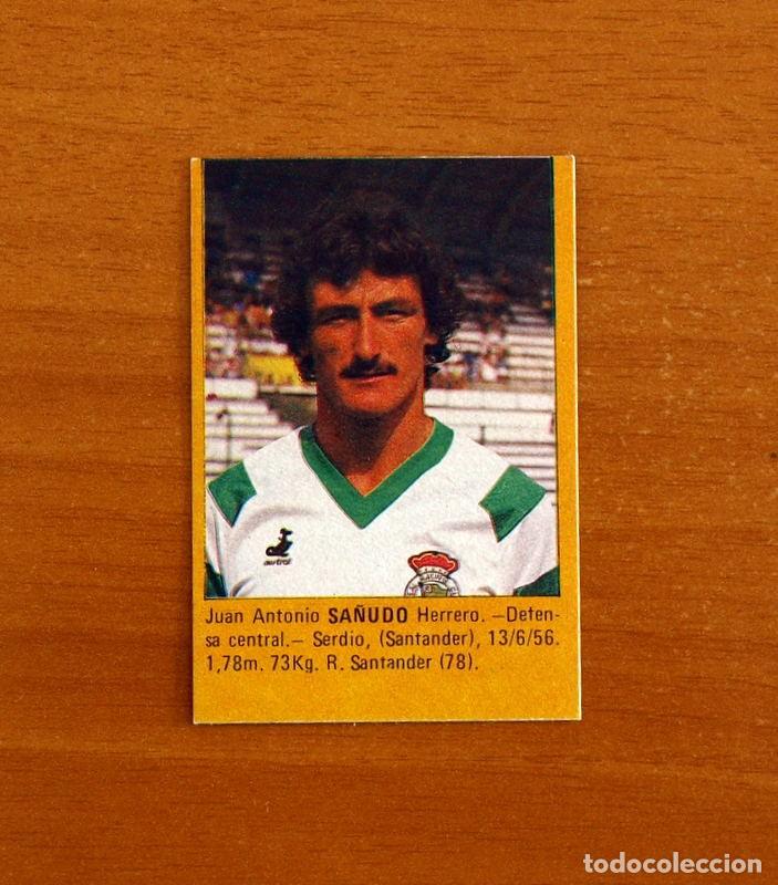 Cromos de f&uacute;tbol: Racing de Santander - Sa&ntilde;udo -Super F&uacute;tbol -Editorial Roll&aacute;n 1984-1985-84-85 -Nunca pegado