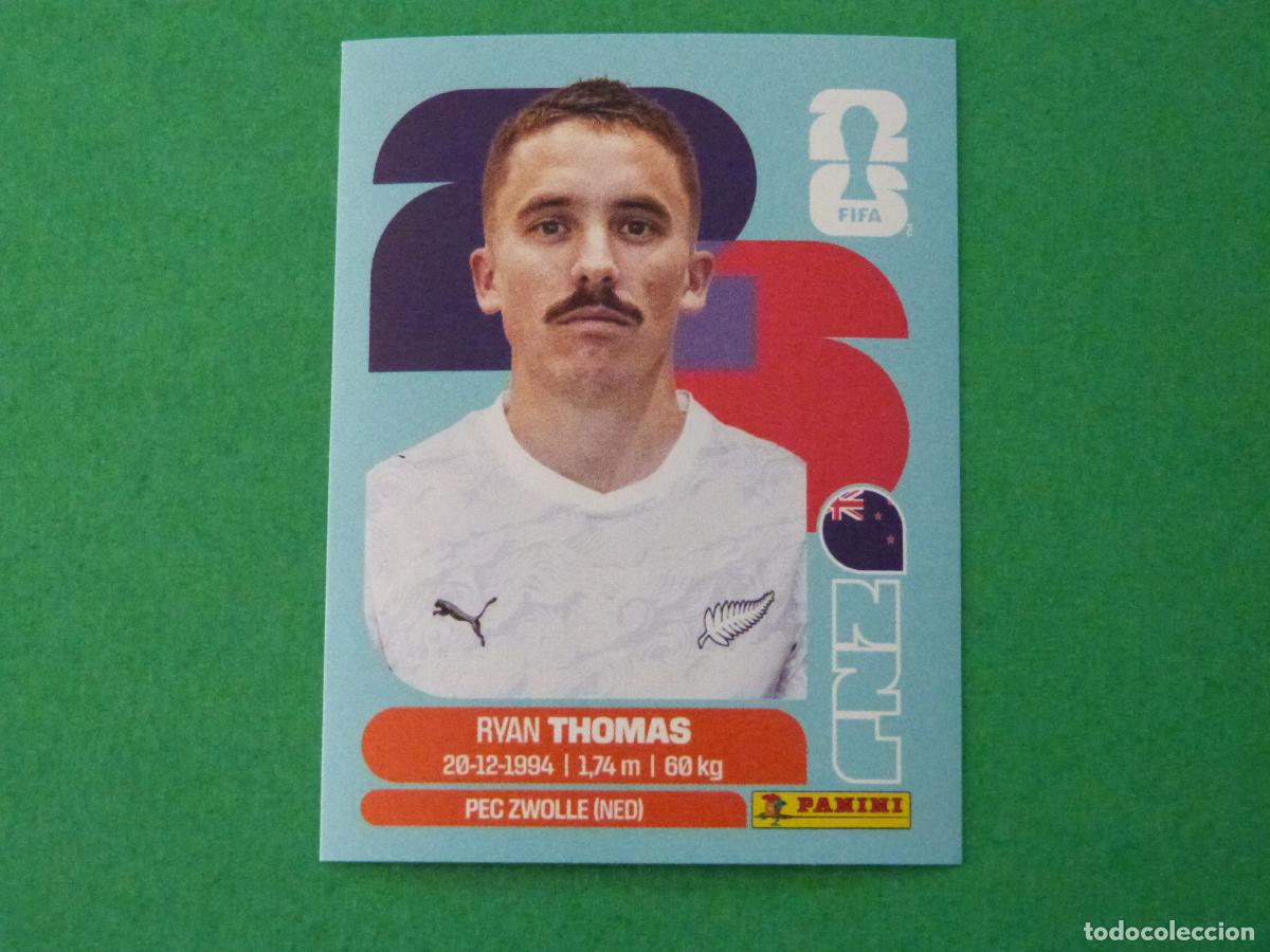 Cromos de f&uacute;tbol: CROMO FUTBOL THOMAS NUEVA ZELANDA SIN PEGAR N&ordm; 12 NZL 12 MUNDIAL 2026 PANINI
