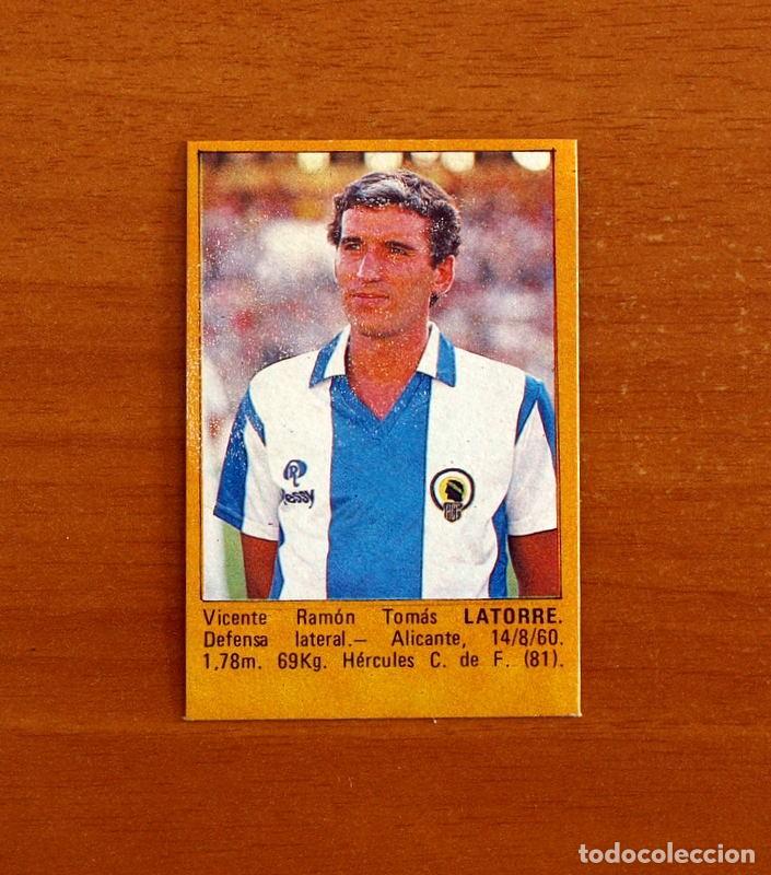 Fu&szlig;ball-Sticker: H&eacute;rcules - Latorre -Super F&uacute;tbol -Editorial Roll&aacute;n 1984-1985-84-85 -Nunca pegado