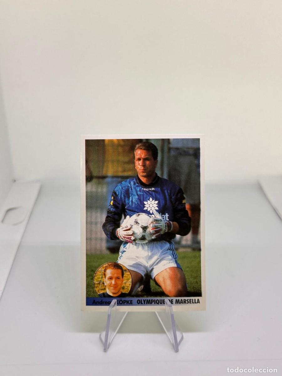 Cromos de f&uacute;tbol: Kopke 295 Olympique de Marsella Los Mejores Equipos de Europa 96 97 1996 1997 sin pegar