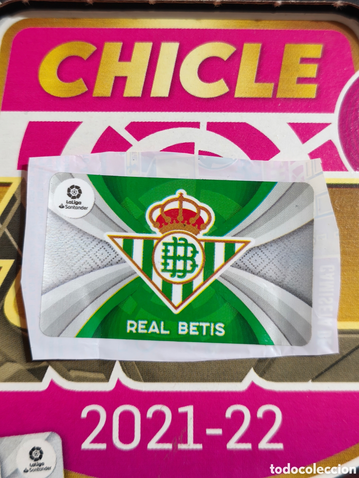 Fu&szlig;ball-Sticker: Escudo Real Betis chicle liga este 21/22