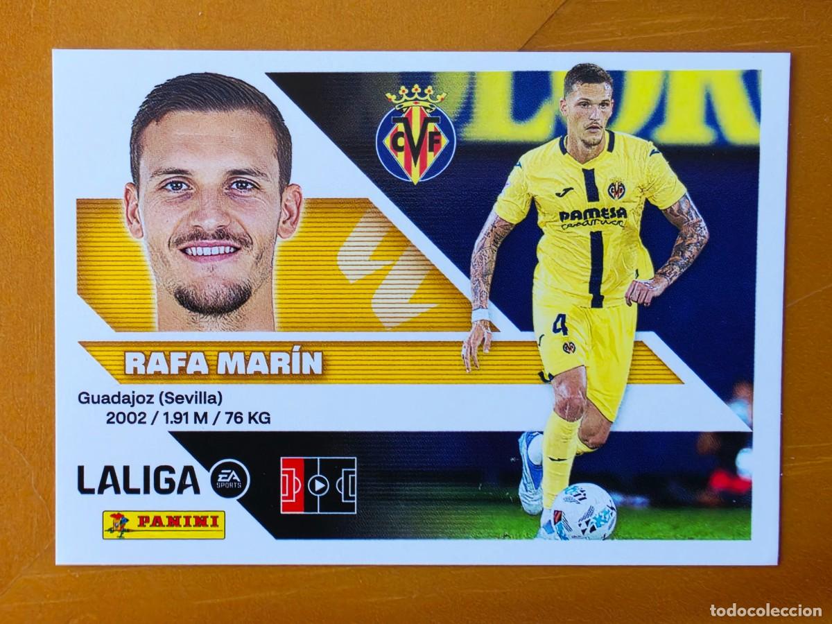 Cromos de f&uacute;tbol: 8B Rafa Mar&iacute;n, Villarreal CF, Panini Ediciones Liga Este 2026 2027 26 27 sin pegar