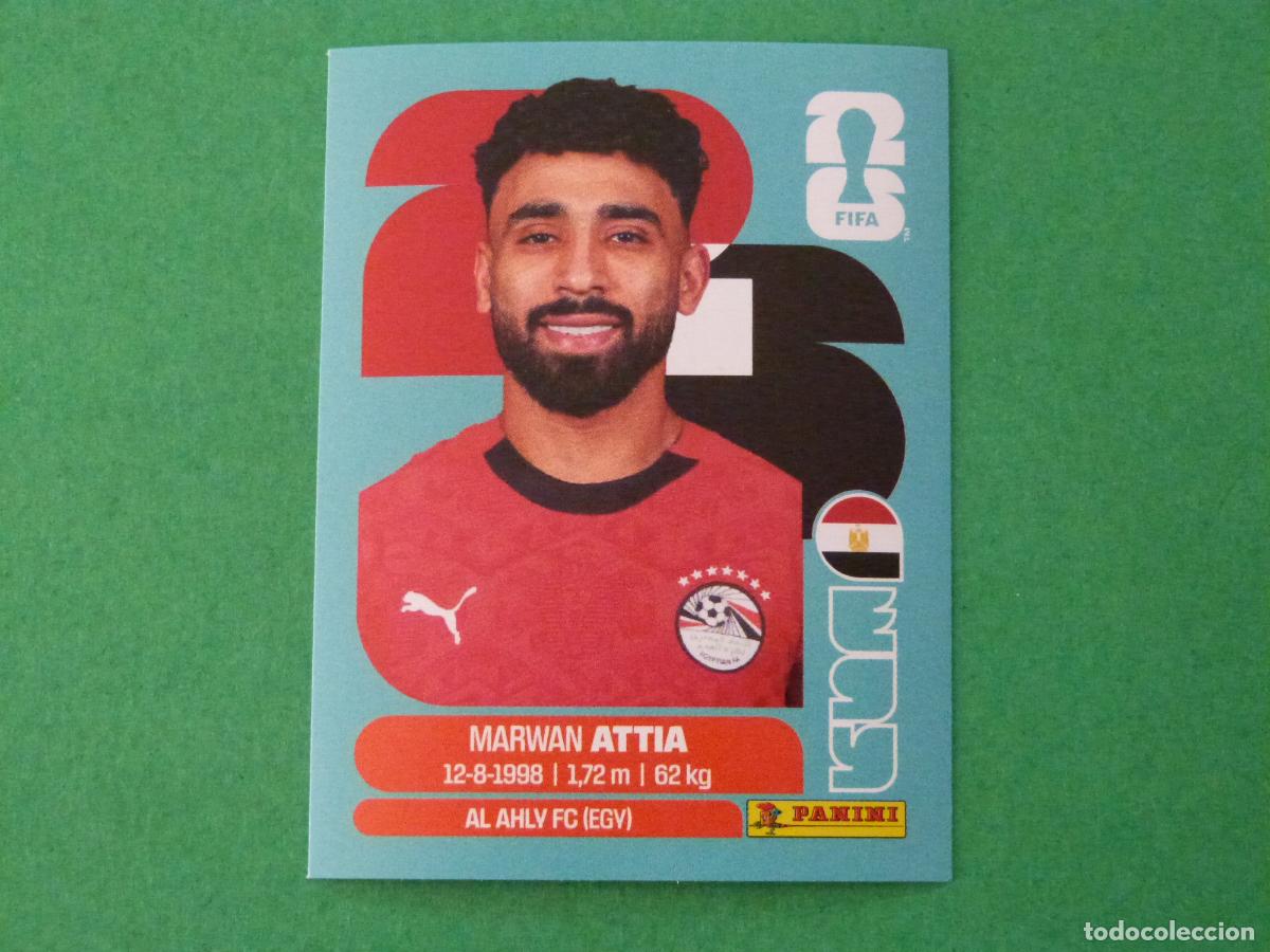 Cromos de f&uacute;tbol: CROMO FUTBOL ATTIA EGIPTO SIN PEGAR N&ordm; 10 EGY 10 MUNDIAL 2026 PANINI