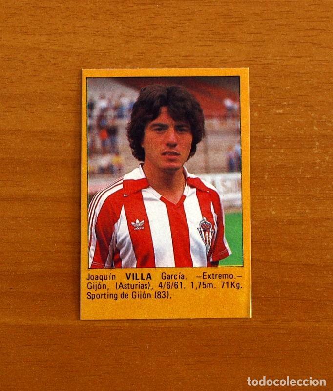 Cromos de f&uacute;tbol: Sporting de Gij&oacute;n - Villa -Super F&uacute;tbol -Editorial Roll&aacute;n 1984-1985-84-85 -Nunca pegado