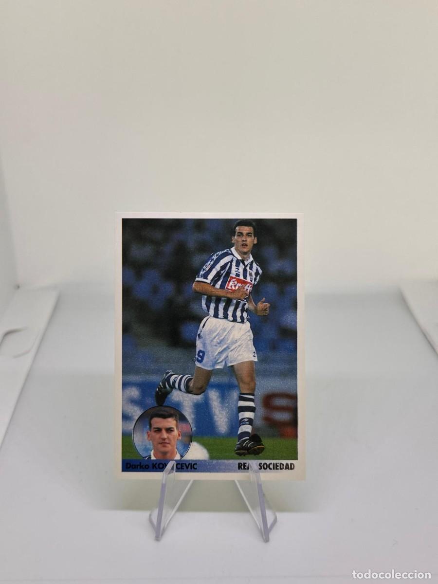 Cromos de Futebol: Darko 297 Real Sociedad Los Mejores Equipos de Europa 96 97 1996 1997 sin pegar