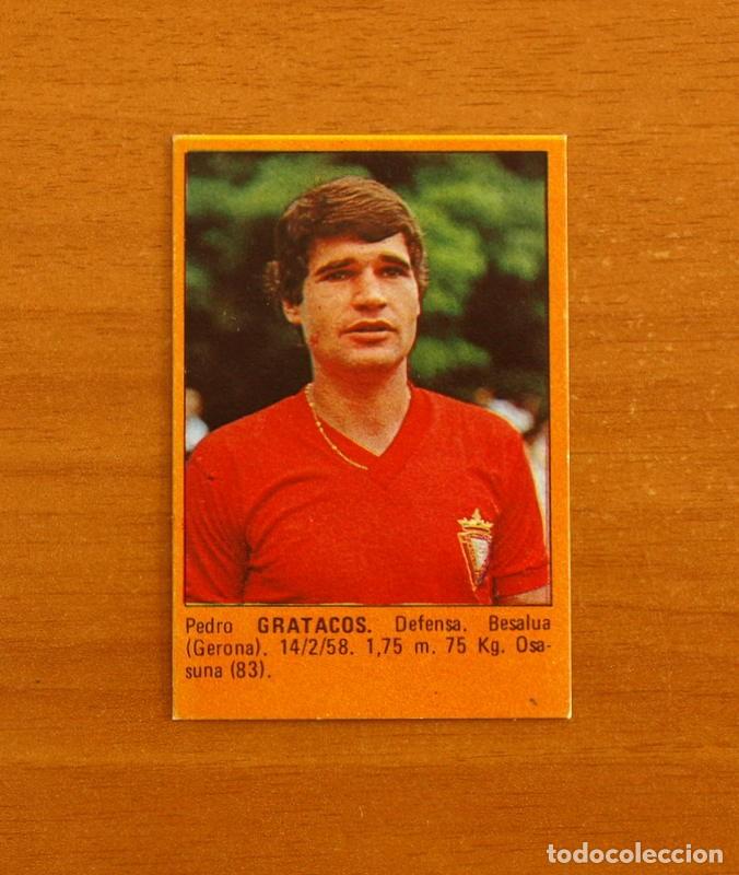 Cromos de f&uacute;tbol: Osasuna - Gratacos -Super F&uacute;tbol -Editorial Roll&aacute;n 1984-1985-84-85 -Nunca pegado