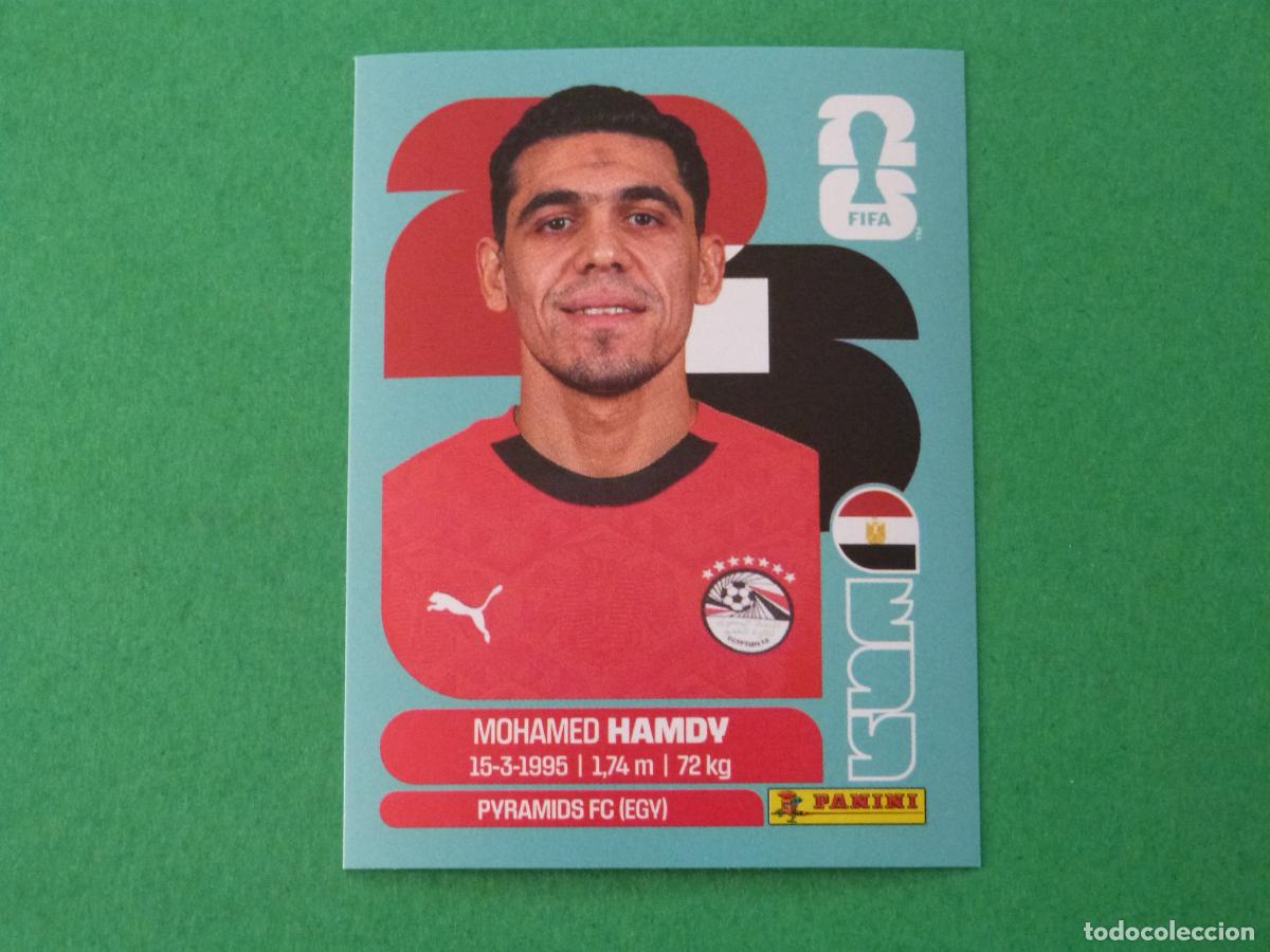 Cartes &agrave; collectionner de Football: CROMO FUTBOL HAMDY EGIPTO SIN PEGAR N&ordm; 4 EGY 4 MUNDIAL 2026 PANINI