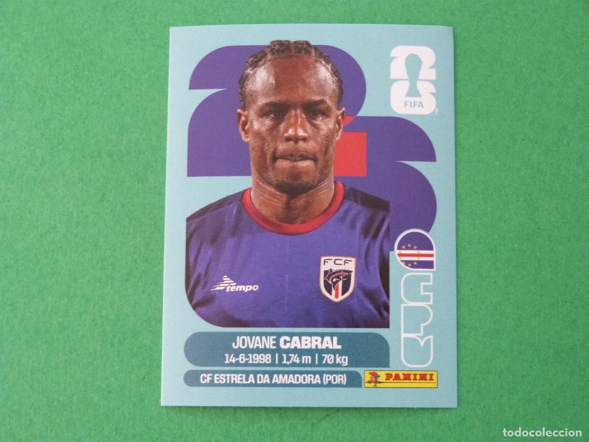 Cartes &agrave; collectionner de Football: CROMO FUTBOL CABRAL CABO VERDE SIN PEGAR N&ordm; 16 CPV 16 MUNDIAL 2026 PANINI