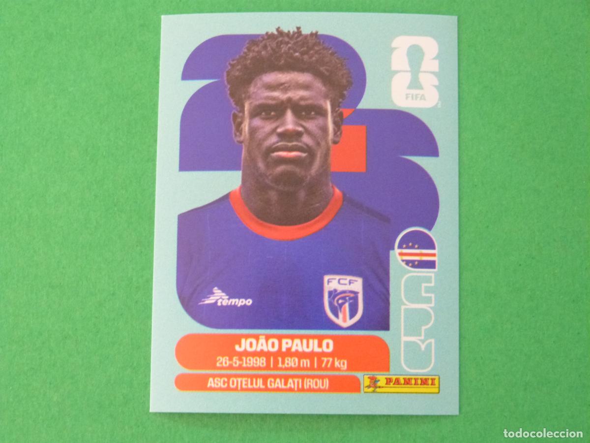 Cromos de f&uacute;tbol: CROMO FUTBOL JOAO PAULO CABO VERDE SIN PEGAR N&ordm; 8 CPV 8 MUNDIAL 2026 PANINI