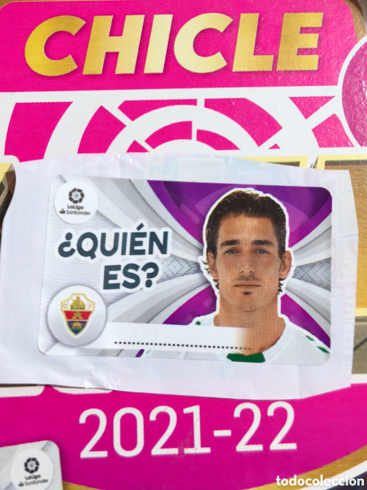 Cromos de f&uacute;tbol: Pere Milla &iquest;QUI&Eacute;N ES? chicle liga este 21/22 Elche