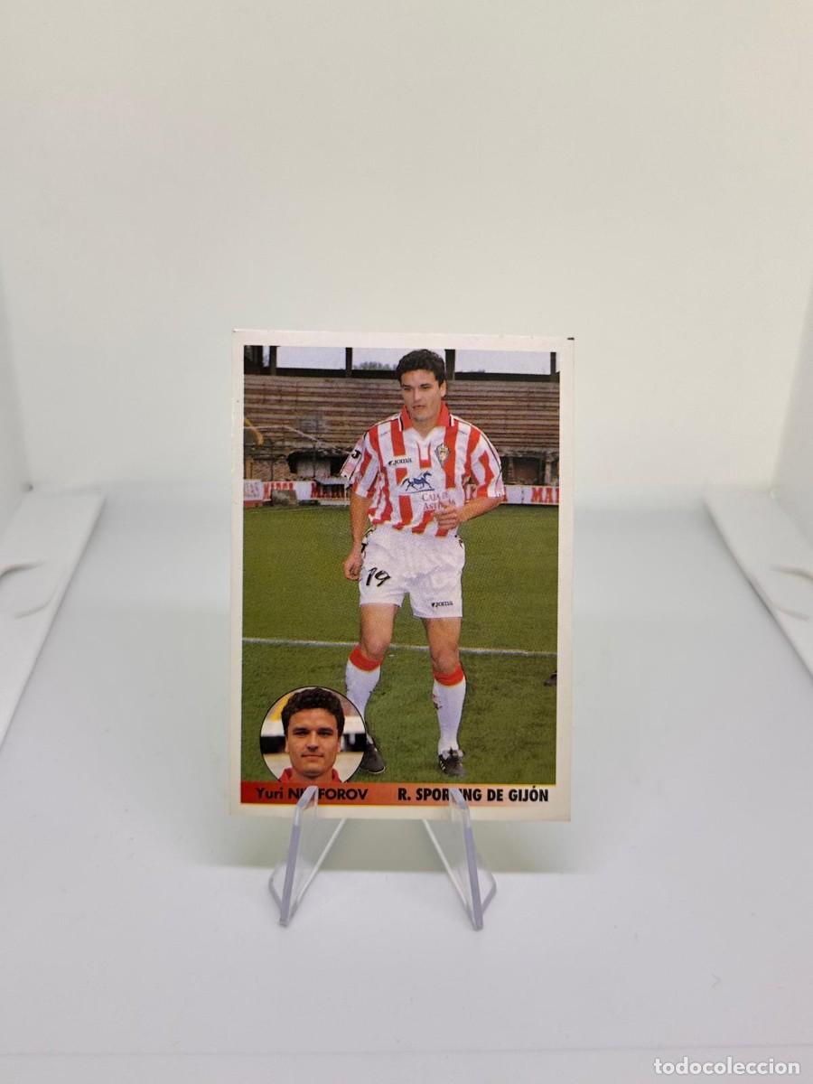 Figurine di Calcio: Nikiforov 302 Sporting Gijon Los Mejores Equipos de Europa 96 97 1996 1997 sin pegar