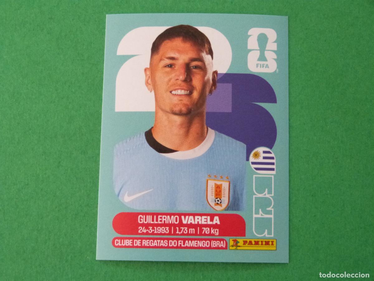 Cromos de f&uacute;tbol: CROMO FUTBOL VARELA URUGUAY SIN PEGAR N&ordm; 8 URU 8 MUNDIAL 2026 PANINI