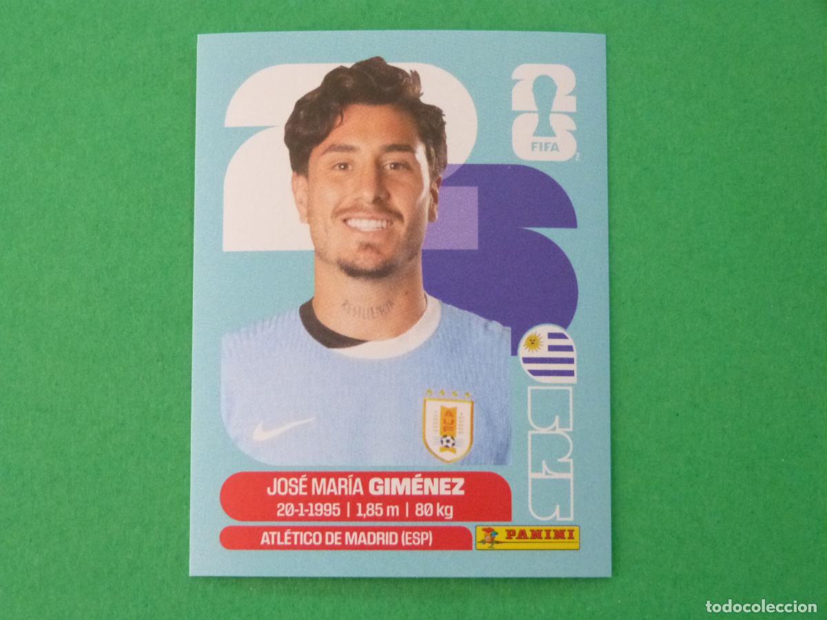 Cromos de f&uacute;tbol: CROMO FUTBOL GIMENEZ URUGUAY SIN PEGAR N&ordm; 5 URU 5 MUNDIAL 2026 PANINI