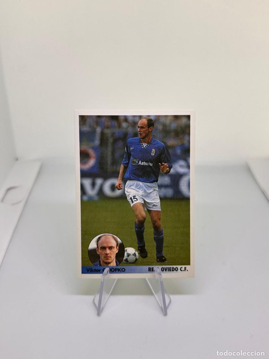 Figurine di Calcio: Onopko 303 Real Oviedo Los Mejores Equipos de Europa 96 97 1996 1997 sin pegar