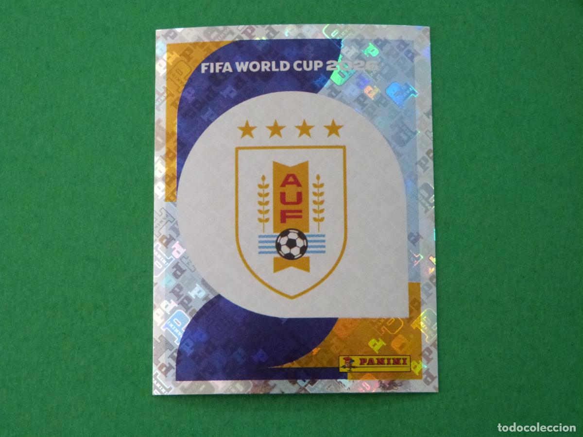 Figurine di Calcio: CROMO FUTBOL ESCUDO URUGUAY SIN PEGAR N&ordm; 1 URU 1 MUNDIAL 2026 PANINI