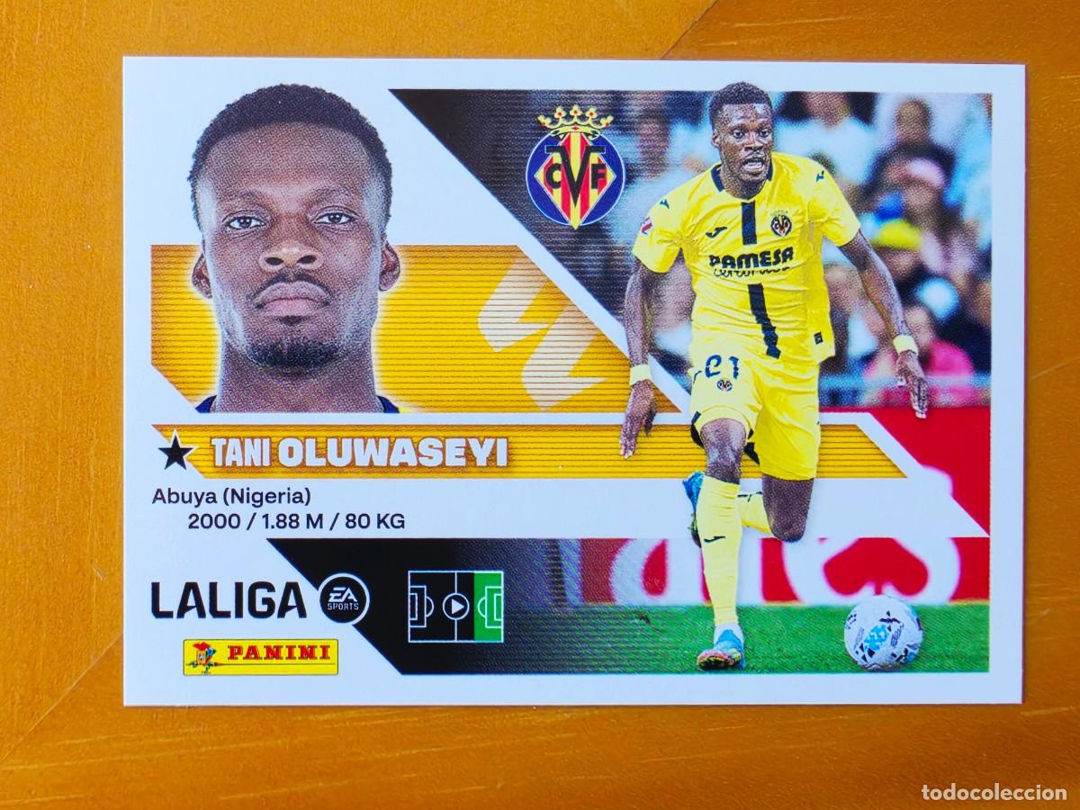 Fu&szlig;ball-Sticker: 16 Tani Oluwaseyi, Villarreal CF, Panini Ediciones Liga Este 2026 2027 26 27 sin pegar