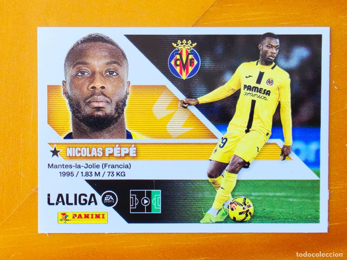 Fu&szlig;ball-Sticker: 18 Nicolas P&eacute;p&eacute;, Villarreal CF, Panini Ediciones Liga Este 2026 2027 26 27 sin pegar
