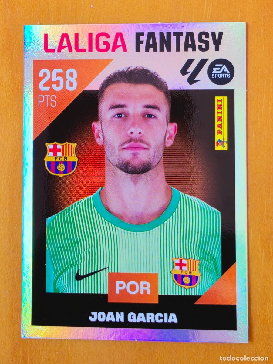 Figurine di Calcio: 2 Joan Garc&iacute;a, FC Barcelona, 258 pts, LaLiga Fantasy, Panini Ediciones Liga Este 2026 2027 26 27