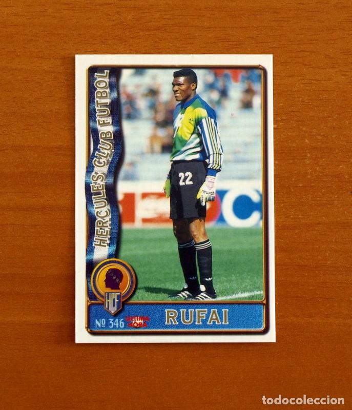 Cromos de f&uacute;tbol: H&eacute;rcules -N&ordm; 346 Rufai -&Uacute;ltima Hora -Mundicromo Las Fichas de la Liga de F&uacute;tbol 1996-1997-96-97