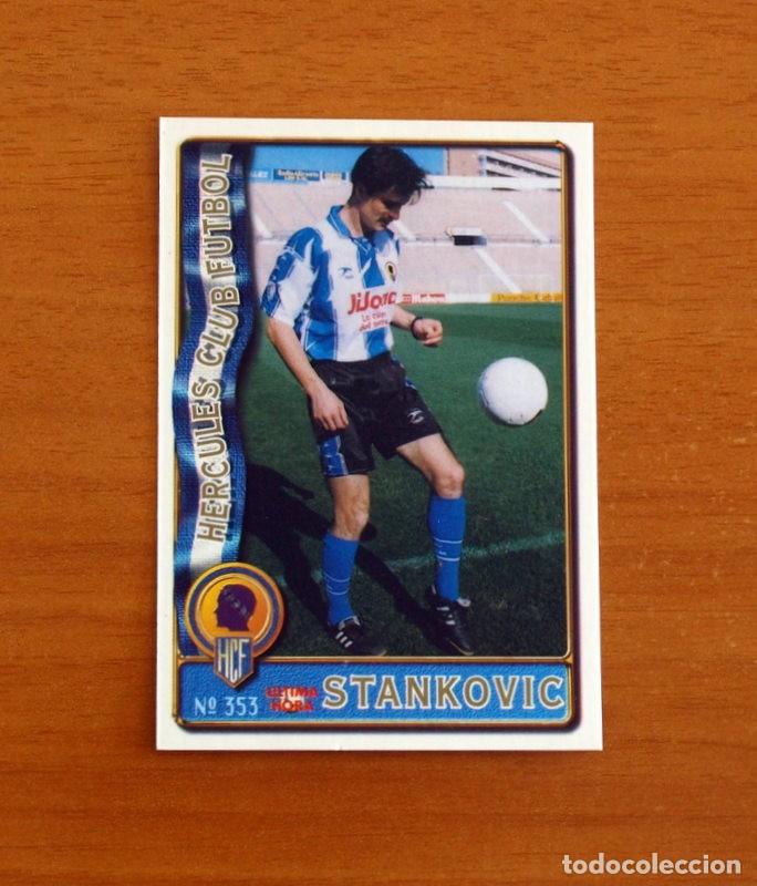 Cromos de f&uacute;tbol: H&eacute;rcules -N&ordm; 353 Stankovic -UH -Mundicromo Las Fichas de la Liga de F&uacute;tbol 1996-1997-96-97