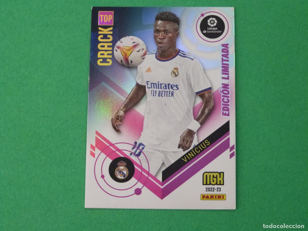 Cromos de Futebol: TRADING CARD FUTBOL VINICIUS REAL MADRID C.F EDICION LIMITADA LIGA MEGACRACKS 2022-2023/22-23 PANINI