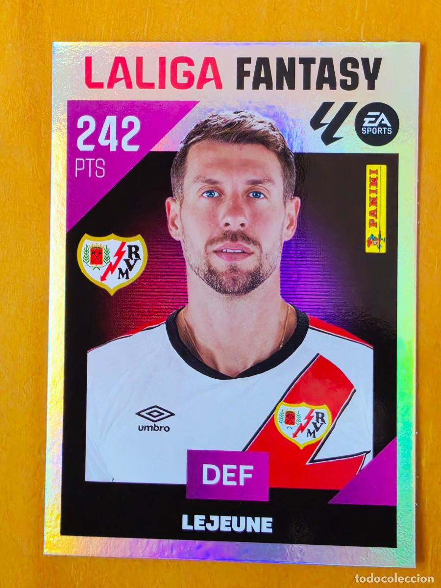 Cromos de f&uacute;tbol: 3 Lejeune, Rayo Vallecano, 242 pts, LaLiga Fantasy, Panini Ediciones Liga Este 2026 2027 26 27