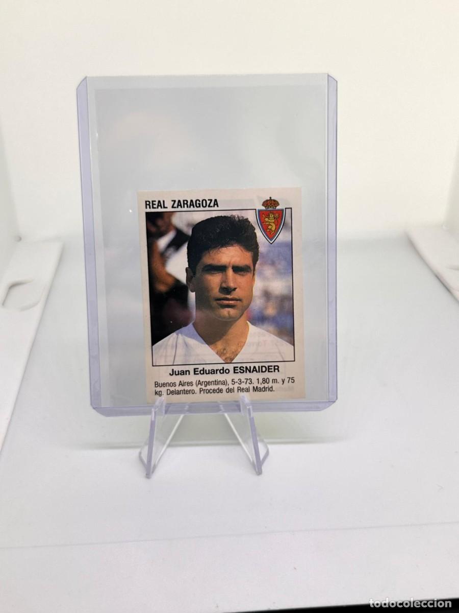 Cromos de f&uacute;tbol: Esnaider 420 Fichaje Zaragoza Panini Futbol 93 94 1993 1994 sin pegar