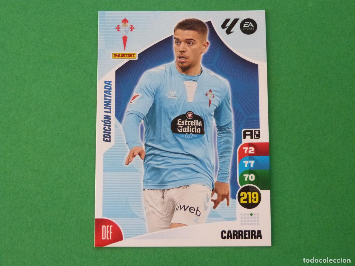 Cromos de f&uacute;tbol: TRADING CARD FUTBOL CARREIRA CELTA DE VIGO EDICION LIMITADA LIGA ADRENALYN 2024-2025/24-25 PANINI