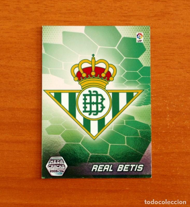 Cromos de f&uacute;tbol: Real Betis -N&ordm; 73 Escudo -Megacracks Las Fichas Liga 2005-2006-05-06 Mega Cracks Panini