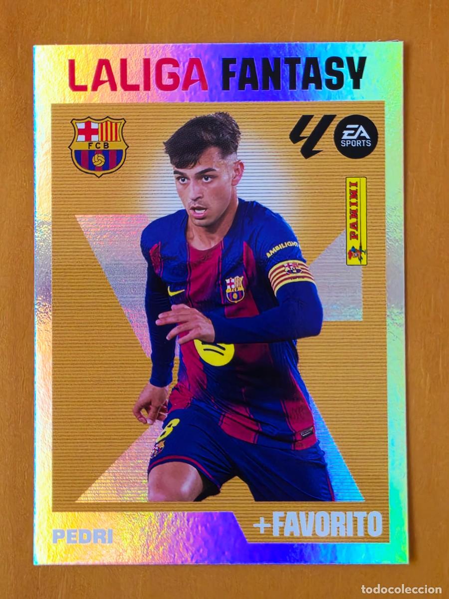 Cromos de f&uacute;tbol: 7 Pedri, FC Barcelona, +Favorito, LaLiga Fantasy, Panini Ediciones Liga Este 2026 2027 26 27