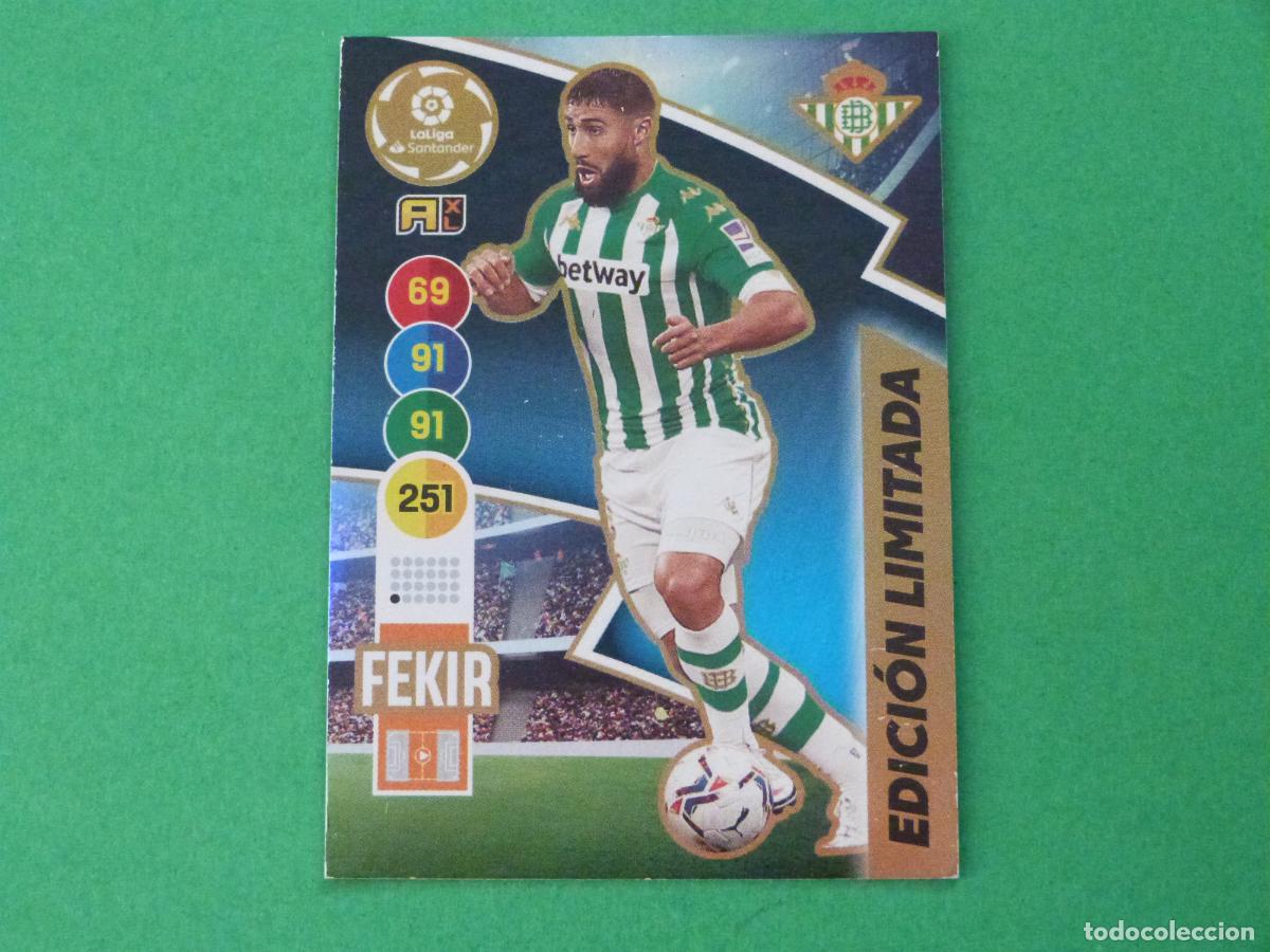 Cromos de f&uacute;tbol: TRADING CARD FUTBOL FEKIR REAL BETIS BALOMPIE EDICION LIMITADA LIGA ADRENALYN 2020-2021/20-21 PANINI