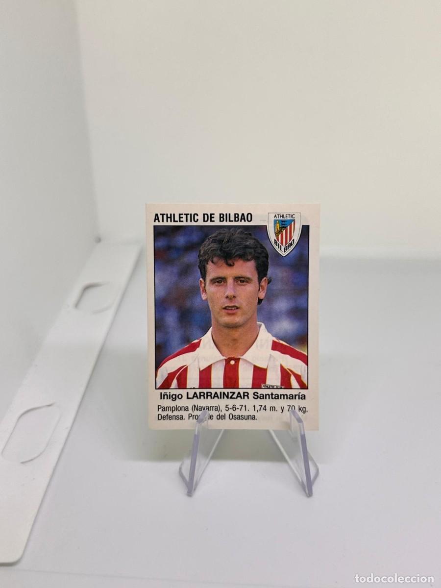 Cromos de f&uacute;tbol: Larrainzar 364 Fichaje Athletic de Bilbao Panini Futbol 93 94 1993 1994 sin pegar