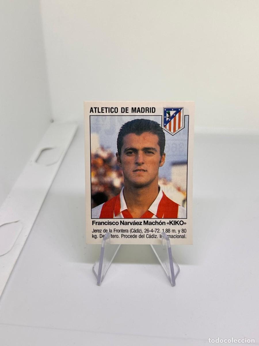 Cromos de f&uacute;tbol: Kiko 366 Fichaje Atletico de Madrid Panini Futbol 93 94 1993 1994 sin pegar