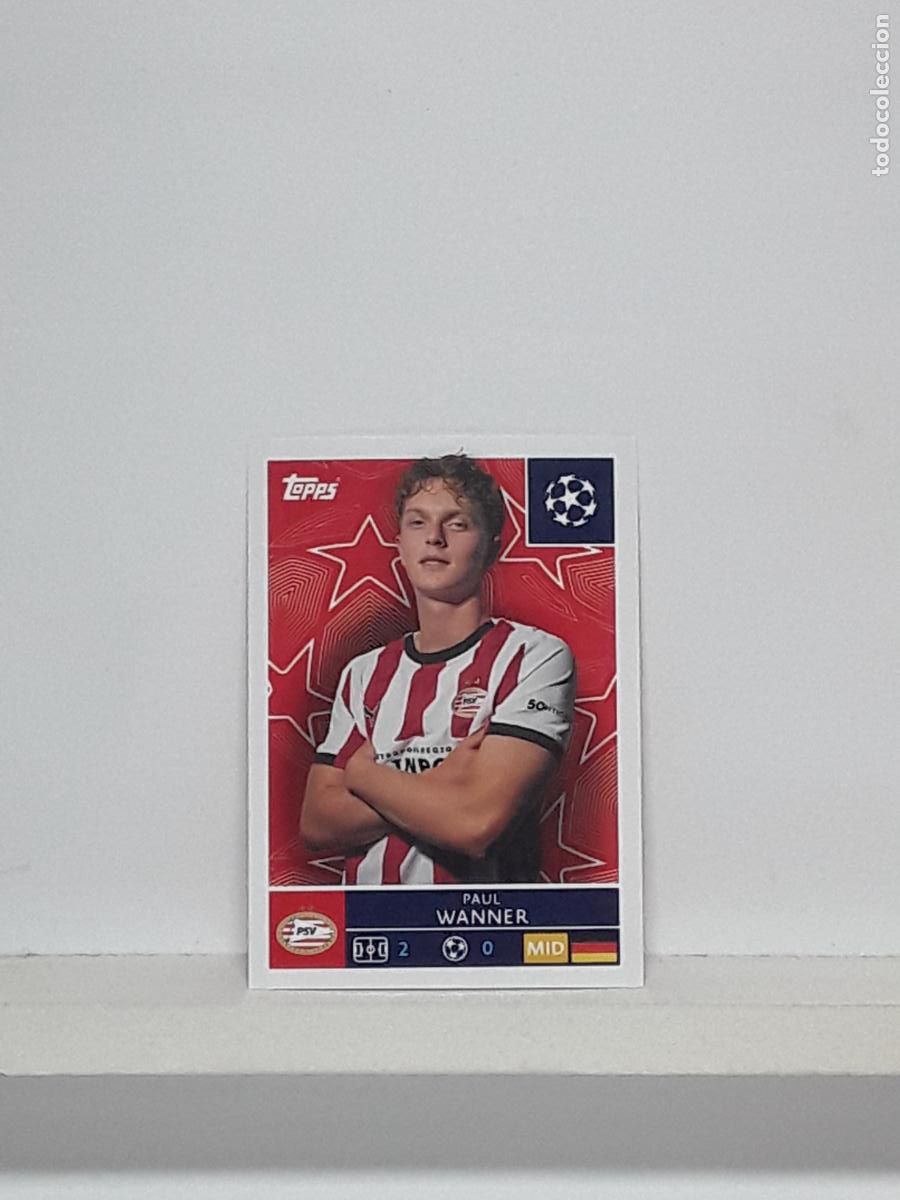 Fu&szlig;ball-Sticker: CHAMPIONS STICKER 2025 2026 25 26 ALBUM TOPPS LEAGUE N 377 PSV EINDHOVEN PAUL WANNER