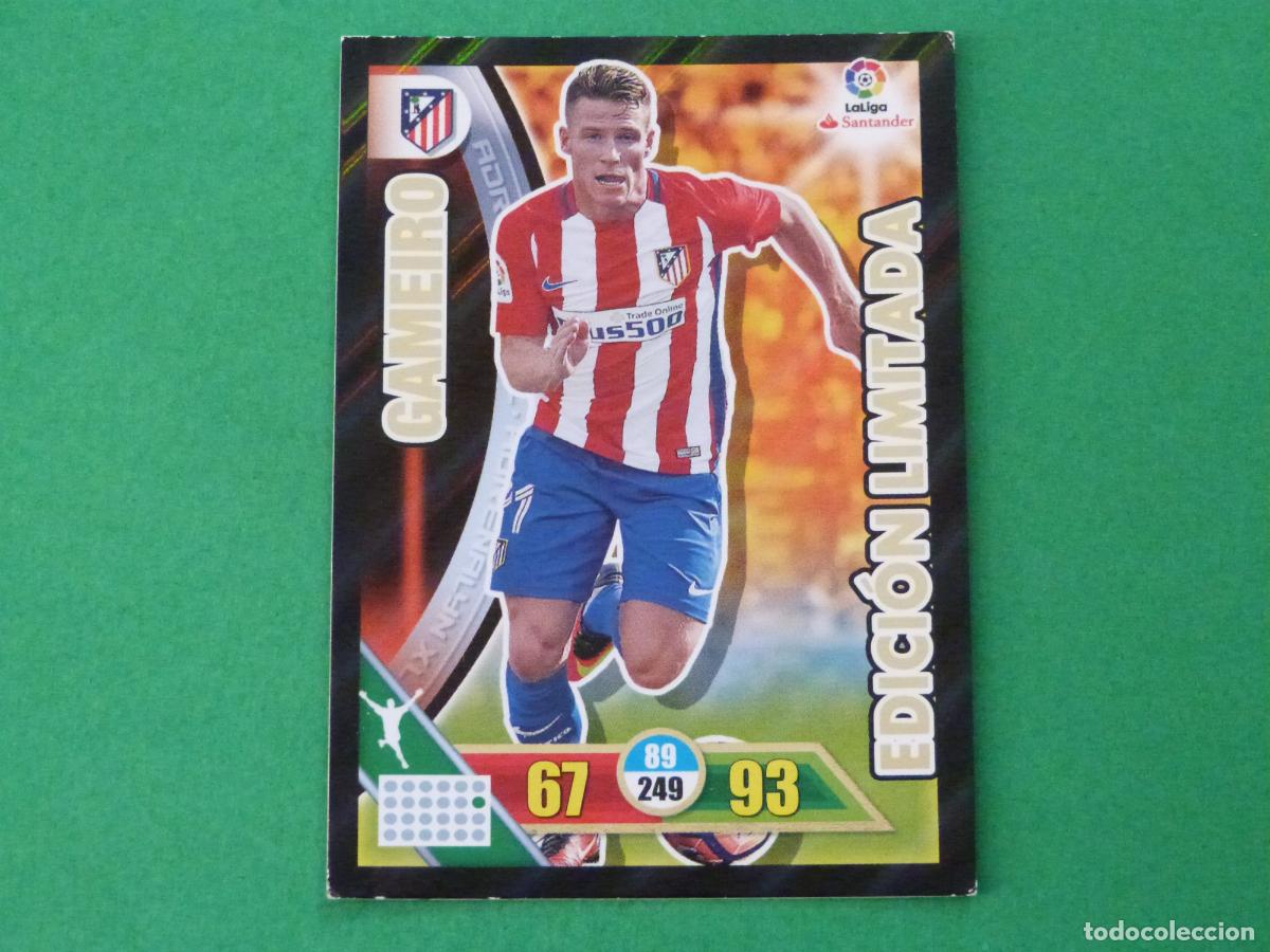 Cromos de f&uacute;tbol: TRADING CARD FUTBOL GAMEIRO ATLETICO DE MADRID ED. LIMITADA LIGA ADRENALYN XL 2016-2017/16-17 PANINI