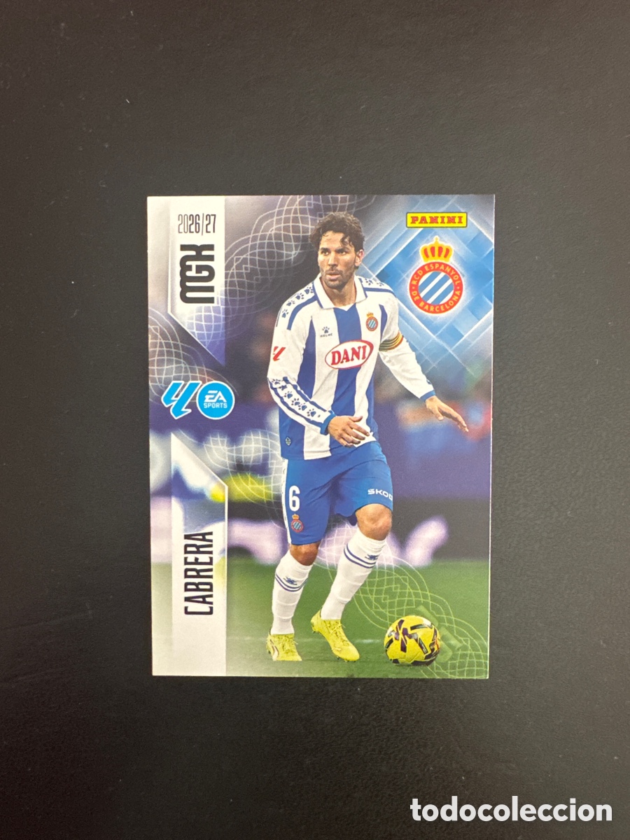Cromos de f&uacute;tbol: CABRERA ESPA&Ntilde;OL N&Uacute;MERO 169 MEGACRACKS 2026 2027