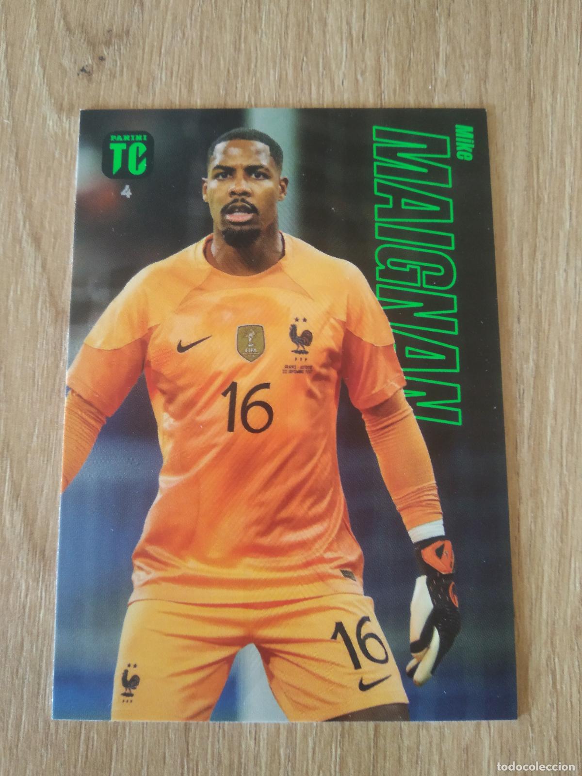 Cromos de f&uacute;tbol: 4 MIKE MAIGNAN FRANCIA CROMO TARJETA FUTBOL PANINI TOP CLASS 2023