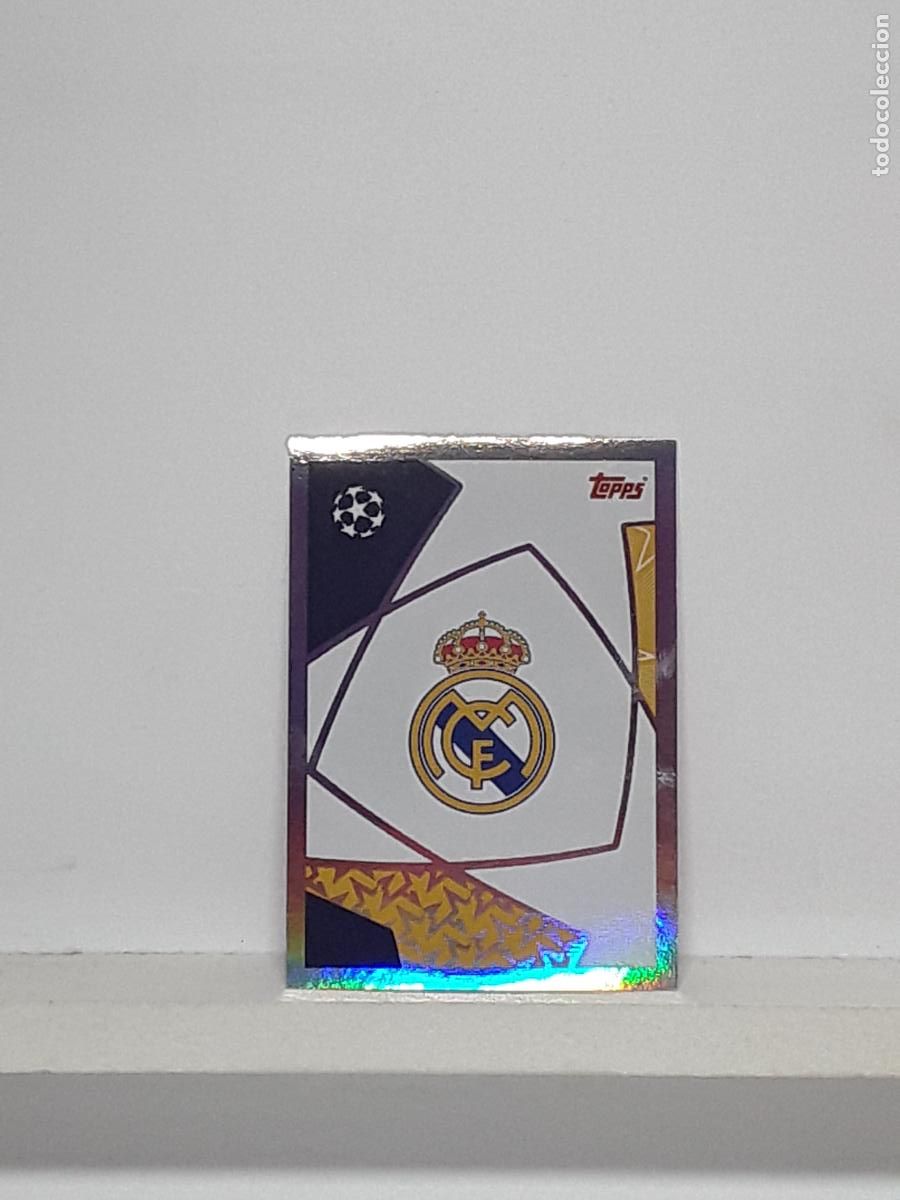 Cromos de f&uacute;tbol: CHAMPIONS STICKER 2025 2026 25 26 ALBUM TOPPS LEAGUE N 382 REAL MADRID ESCUDO LOGO