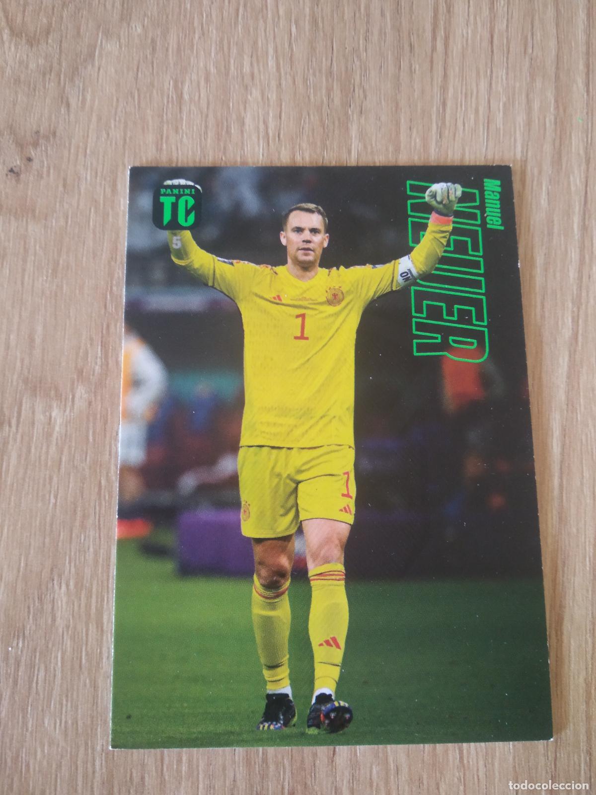 Cromos de f&uacute;tbol: 5 NEUER ALEMANIA CROMO TARJETA FUTBOL PANINI TOP CLASS 2023