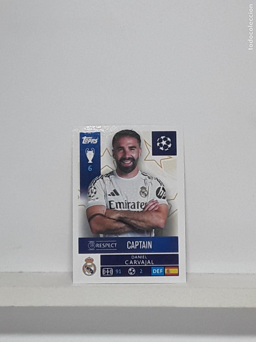 Cromos de f&uacute;tbol: CHAMPIONS STICKER 2025 2026 25 26 ALBUM TOPPS LEAGUE N 383 REAL MADRID DANIEL CARVAJAL