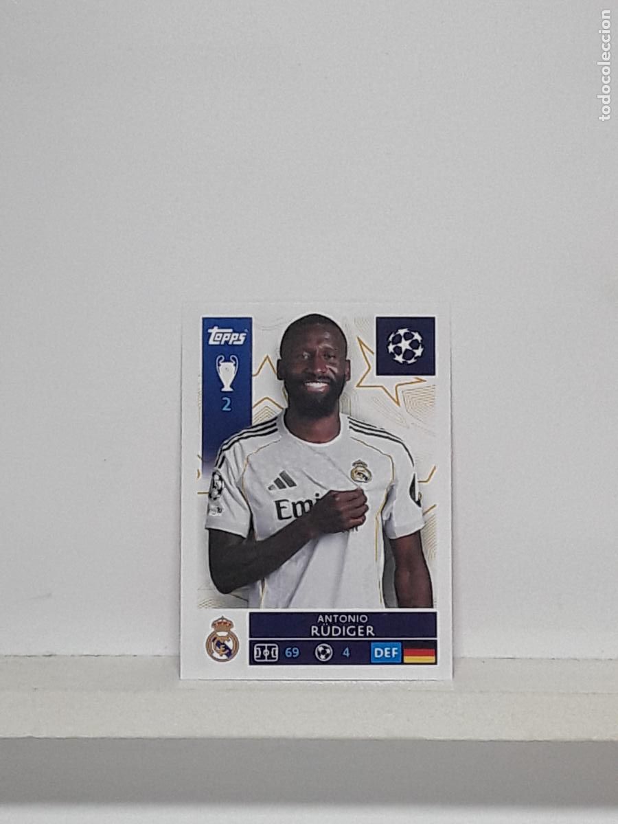 Cromos de f&uacute;tbol: CHAMPIONS STICKER 2025 2026 25 26 ALBUM TOPPS LEAGUE N 385 REAL MADRID ANTONIO RUDIGER