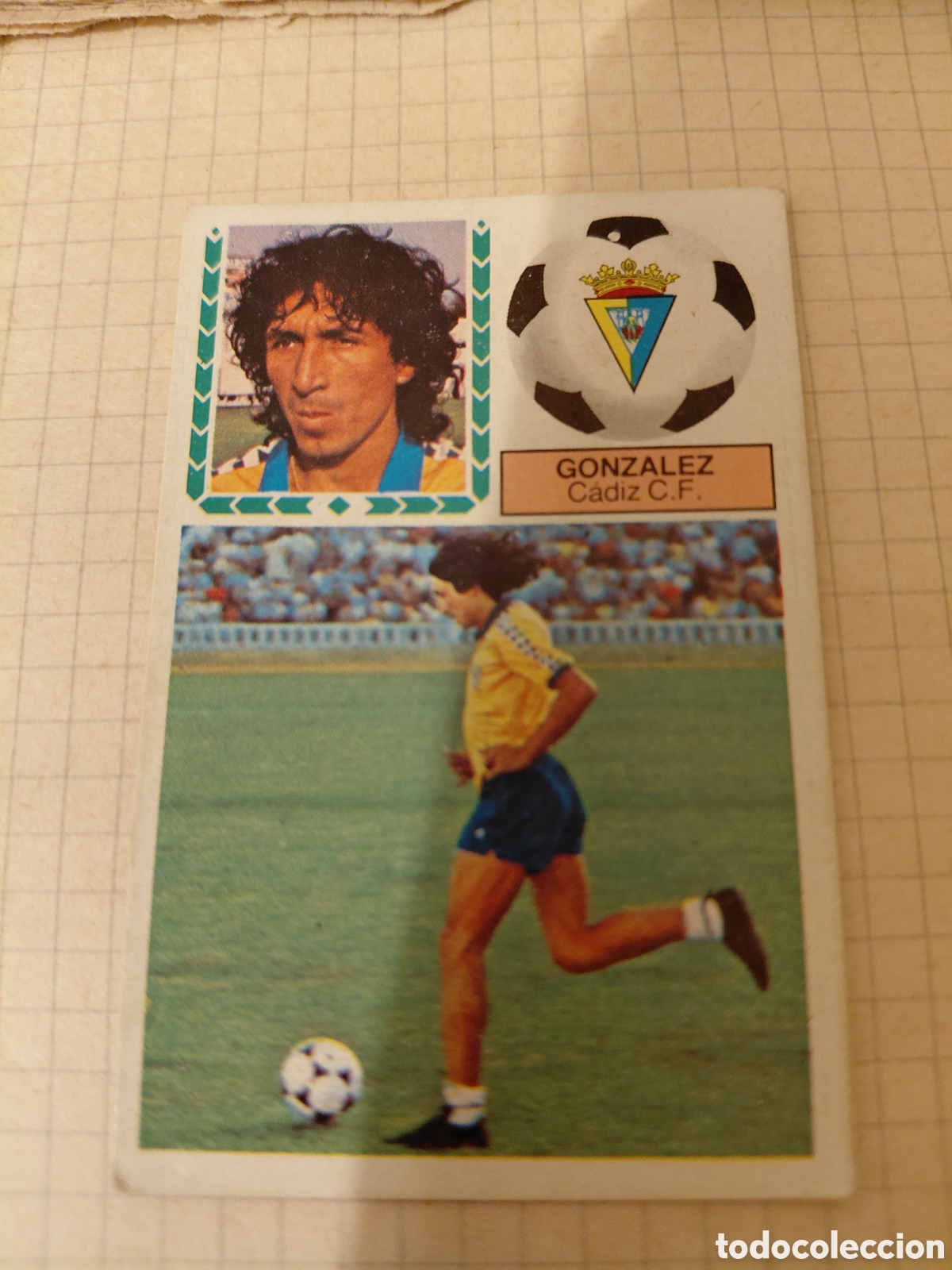Cromos de f&uacute;tbol: MAGICO GONZALES, CADIZ C F, LIGA ESTE 83 84. DESPEGADO.