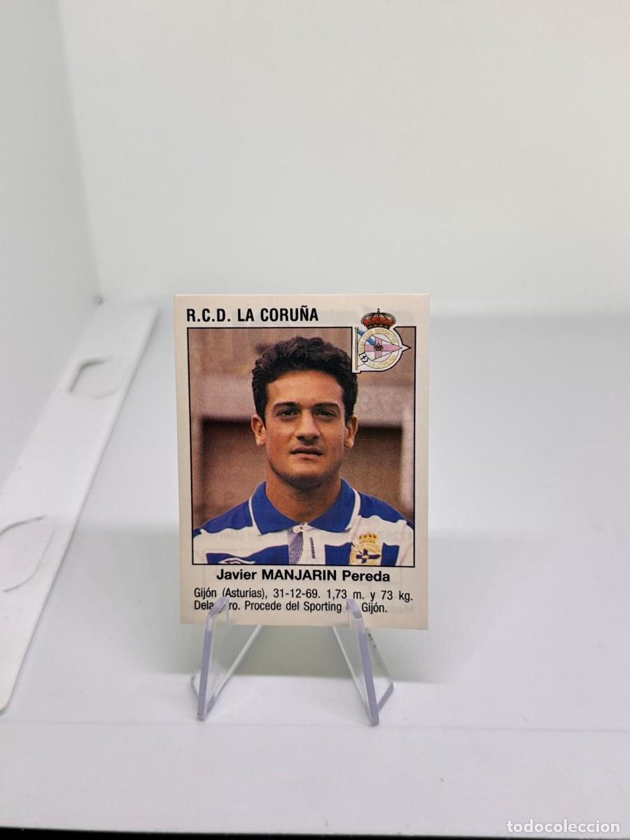Cromos de f&uacute;tbol: Manjarin 379 Fichaje La Coru&ntilde;a Panini Futbol 93 94 1993 1994 sin pegar