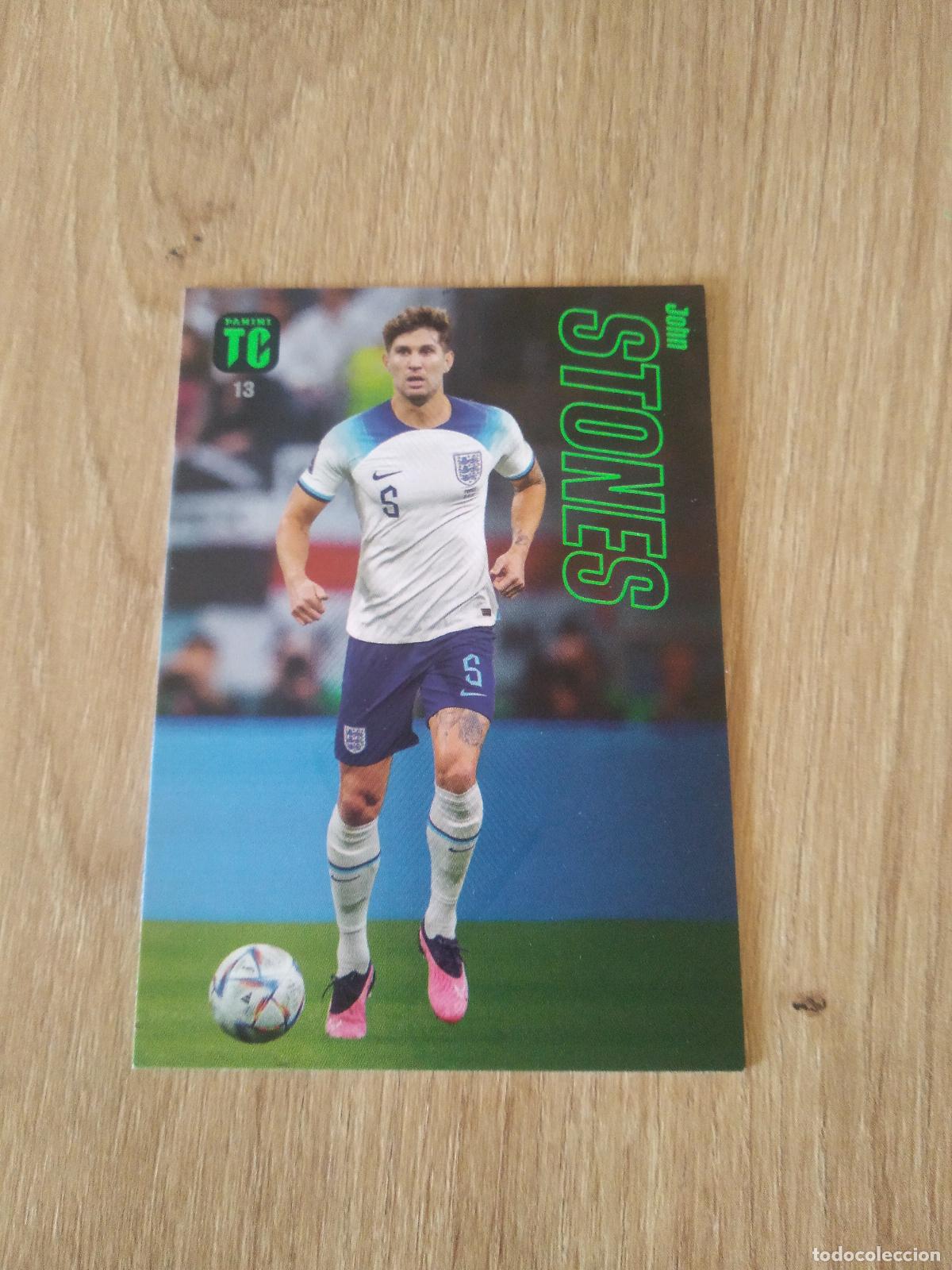 Cromos de f&uacute;tbol: 3 JOHN STONES INGLATERRA CROMO TARJETA FUTBOL PANINI TOP CLASS 2023