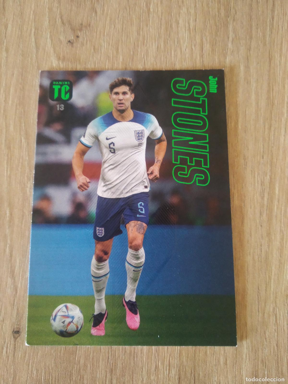 Cromos de f&uacute;tbol: 13 JOHN STONES INGLATERRA CROMO TARJETA FUTBOL PANINI TOP CLASS 2023