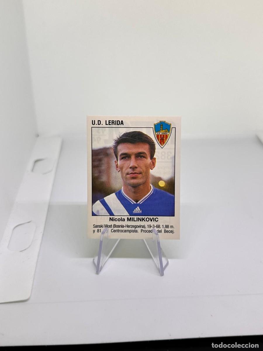 Cromos de f&uacute;tbol: Miliknovic 382 Fichaje Lerida Panini Futbol 93 94 1993 1994 sin pegar