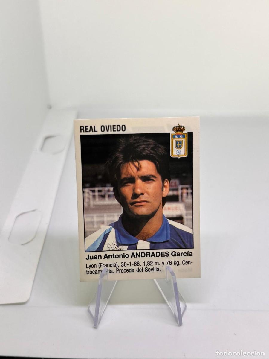 Cromos de f&uacute;tbol: Andrades 388 Fichaje Real Oviedo Panini Futbol 93 94 1993 1994 sin pegar