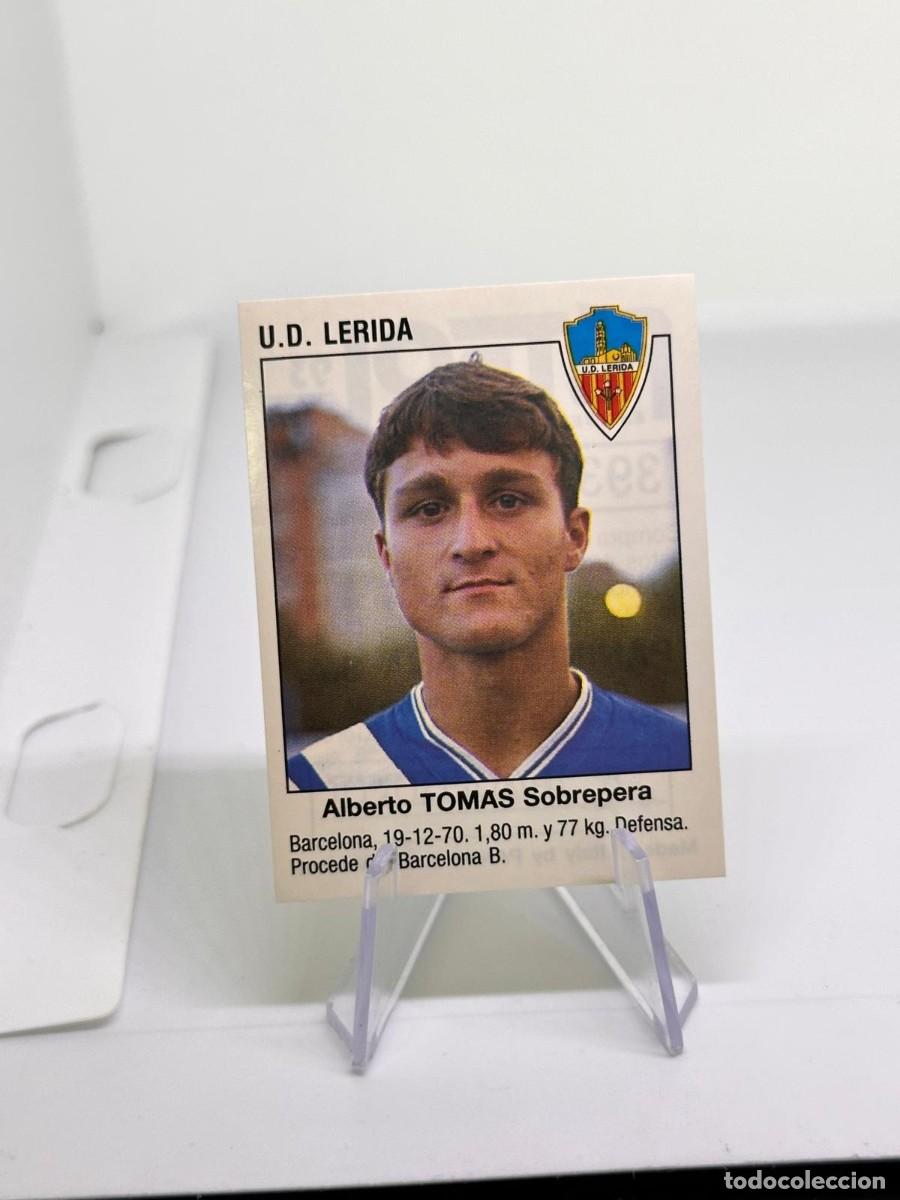 Cromos de f&uacute;tbol: Tomas 393 Fichaje Lerida Panini Futbol 93 94 1993 1994 sin pegar